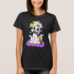 Niedliche Unix-Wolken ohne Binärzeichen T-Shirt