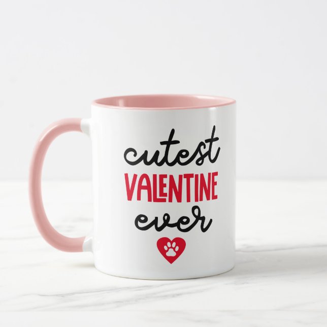 Niedliche Valentine je von Ihrem Rottweiler Tasse (Links)