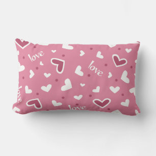 Niedliche Valentine Liebe Pillow Lendenkissen