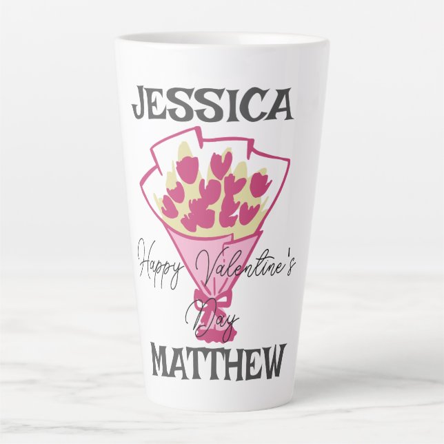 niedliche Valentine, süß für Paare Milchtasse (Vorderseite)
