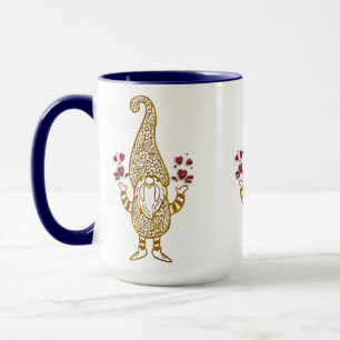niedliche valentinische Tag Liebe gnome Umarmungen Tasse