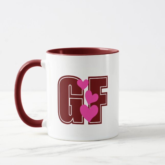 Niedliche Valentinstag Geschenke, farbenfrohe Girl Tasse (Links)