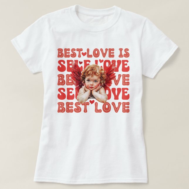 Niedliche Valentinstag-Liebe T-Shirt (Design vorne)