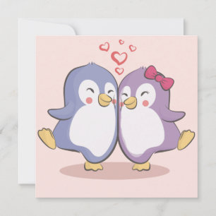 Niedliche Valentintagskarte Feiertagskarte