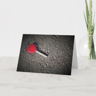 Niedliche Valentintagskarte mit Herzsucker Karte