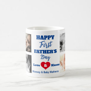 Niedliche Vater- und Sohn-Fotos Kaffeetasse