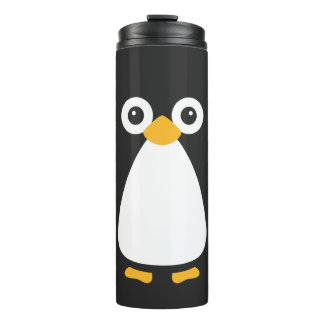Niedliche Vector Pinguin Wasserflasche Thermosbecher