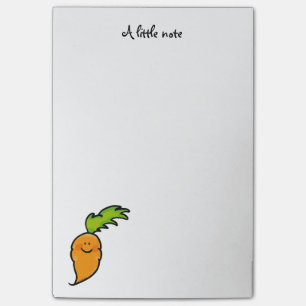 niedliche Veggiekarotte Post-it Klebezettel