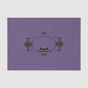 Niedliche versteckende Katze Seidenpapier