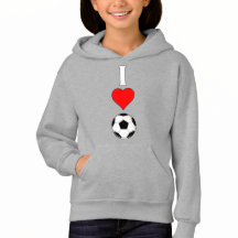 Niedliche Vertikale I Liebe/Herz-Fußball-Girls - S