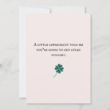 niedliche vierblättriges Kleeblatt