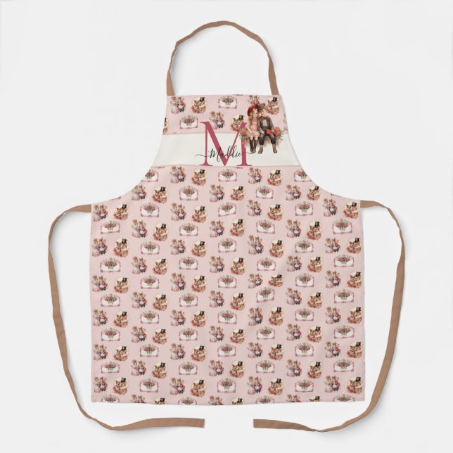 Niedliche Viktorianische Tiere künstlerisch Valent Schürze (Vorderseite)