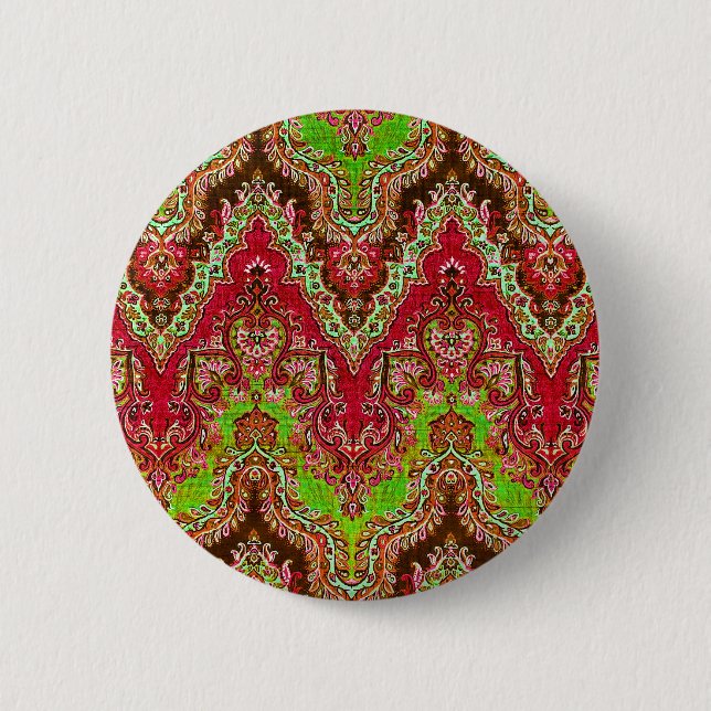 Niedliche Vintage arabische Tasse Button (Vorderseite)