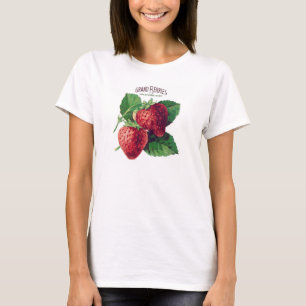 Niedliche Vintage Erdbeere Berry Frucht Fügen Sie  T-Shirt