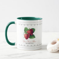 Niedliche Vintage Erdbeere Berry Frucht Fügen Sie