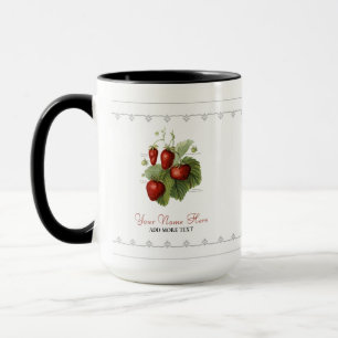 Niedliche Vintage Erdbeersorten Fügen Sie Ihren N Tasse