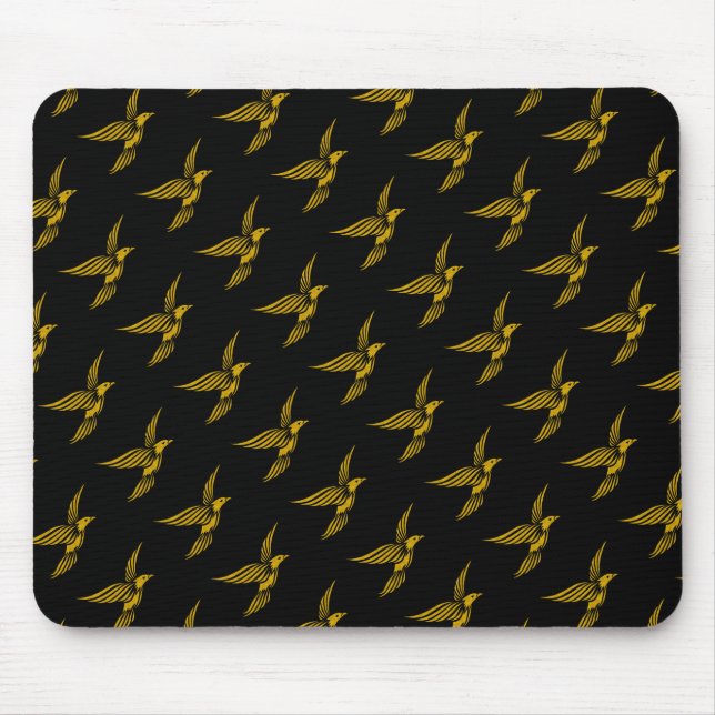 Niedliche Vintage Goldadlermuster Mousepad (Vorne)