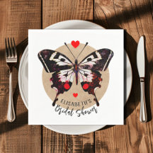 Niedliche Vintage Grunge Schmetterling und Herz tr