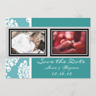 Niedliche Vintage Hochzeit Speichern Sie die Datum Save The Date
