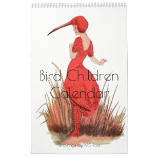 Niedliche Vintage Kalender