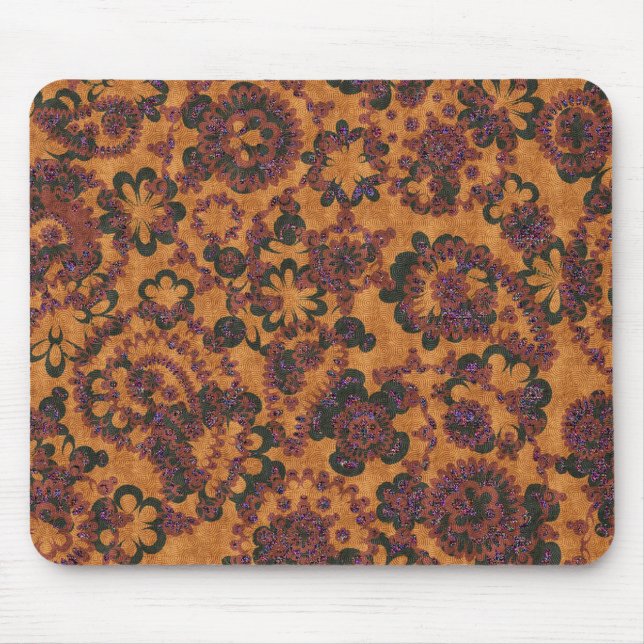 Niedliche Vintage Paislattmuster - nahtlose Muster Mousepad (Vorne)