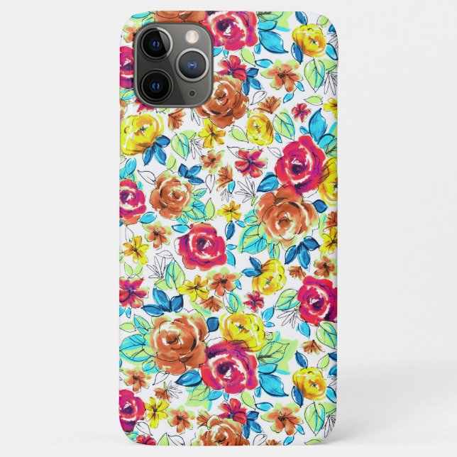 Niedliche Vintage Rose Case-Mate iPhone Hülle (Rückseite)