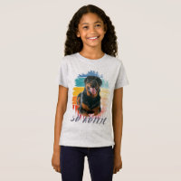 Niedliche Vintage Rottie Rottweiler Hund Liebe tie