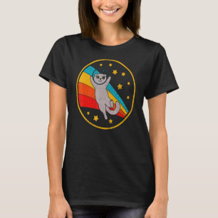 Niedliche Vintage schottische Falten Katzenkatze R T-Shirt