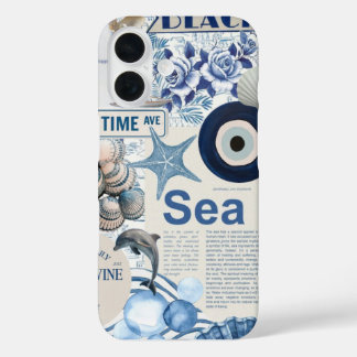 Niedliche Vintage Sommertelefonfälle iPhone 16 Hülle