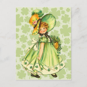 Niedliche Vintage St. Patrick's Day Postkarten