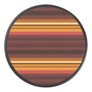 Niedliche Vintage Streifen Eishockey Puck