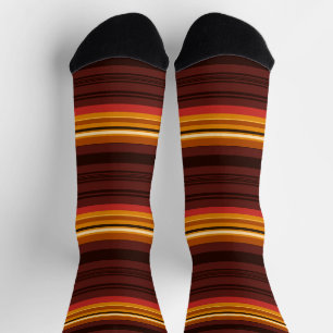 Niedliche Vintage Streifen werfen Kissen Socken