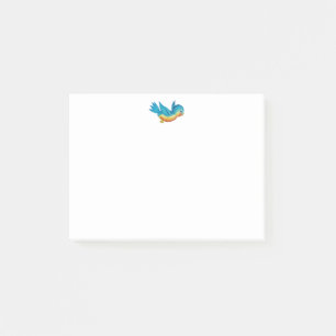 Niedliche Vintage Vogelbeobachtungsmitteilungen Post-it Klebezettel