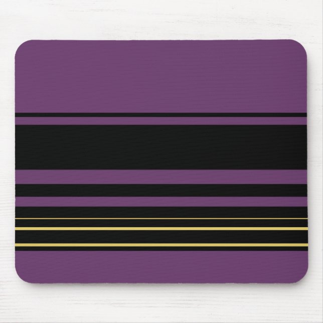 Niedliche violette Streifen Mousepad (Vorne)