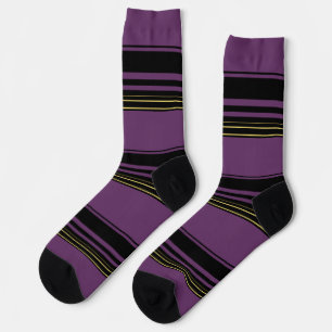 Niedliche violette Streifen Socken
