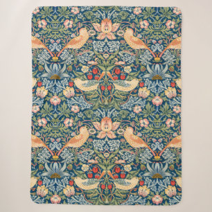 Niedliche Vögel, Erdbeerdiebstahl Vintage Kunst Sherpadecke