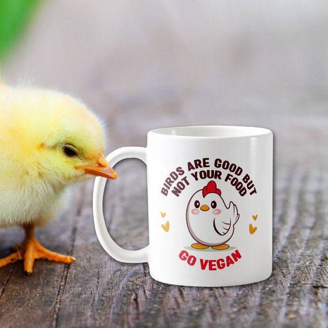 Niedliche Vögel sind gut, aber nicht Ihr Essen, Ve Kaffeetasse (Von Creator hochgeladen)