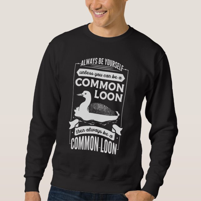 Niedliche Vogelente Sweatshirt (Vorderseite)