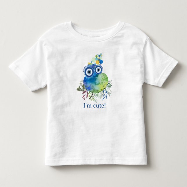 Niedliche Vogelsammlung kleiner Typ Kleinkind T-shirt (Vorderseite)
