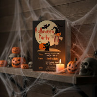 Niedliche Vogelscheuche & Kätzchen Halloween/Gebur