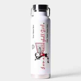 Niedliche Volleyball-Girl Trinkflasche
