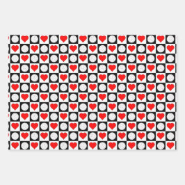 Niedliche Volleyball Patterns Sport Player Team Pa Geschenkpapier Set