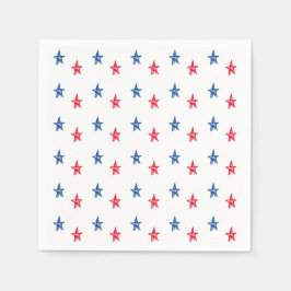 Niedliche, von der Hand gezeichnete, schwarzblaue Serviette