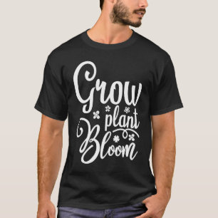 Niedliche wachsende Pflanze Blütezeit Blühender Na T-Shirt