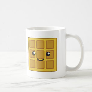 Niedliche Waffel Kaffeetasse