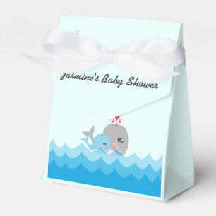Niedliche Wal-Jungen-Baby-Dusche Geschenkschachtel