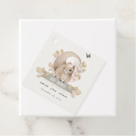 Niedliche Waldblumendusche Geschenkanhänger