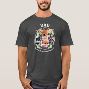 Niedliche Waldfreunde Fuchs-Raccoon-Reh T-Shirt