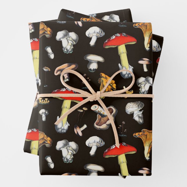 Niedliche Waldpolster Geschenkpapier Set (Beispiel)