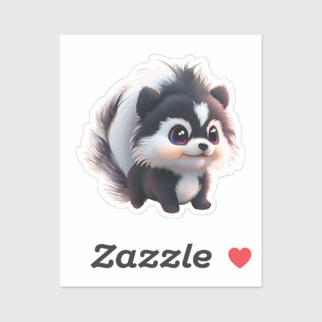 Niedliche Waldtiere Aufkleber (Blatt)